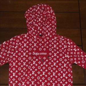 Supreme x Louis Vuitton Box Logo Hoodie Size S
